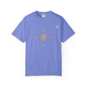 Unisex T-shirt Featuring Golden Light Mantra - Flo Blue, 2XL