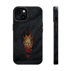 Magnetic iPhone Case Featuring Taoist Demon-Subduing Treasure Talisman