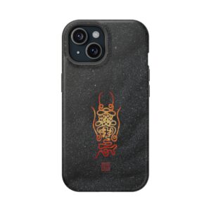 Magnetic iPhone Case Featuring Taoist Demon-Subduing Treasure Talisman