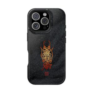 Magnetic iPhone Case Featuring Taoist Demon-Subduing Treasure Talisman