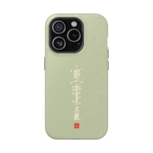 Magnetic iPhone Case Featuring Taoist Misfortune-Dispelling & Destiny-Transforming Talisman