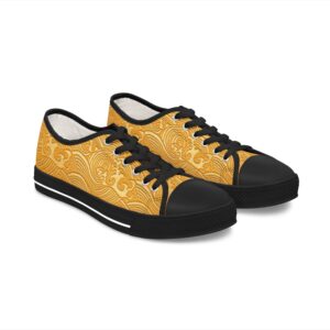 Low-Top Women's Sneakers with Traditional Chinese blessing motif