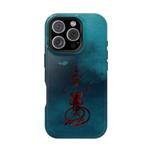 Magnetic iPhone Case Featuring Taoist Wealth Talisman