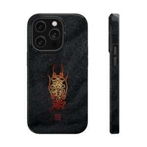 Magnetic iPhone Case Featuring Taoist Demon-Subduing Treasure Talisman