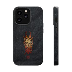 Magnetic iPhone Case Featuring Taoist Demon-Subduing Treasure Talisman