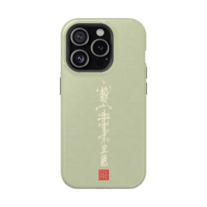 Magnetic iPhone Case Featuring Taoist Misfortune-Dispelling & Destiny-Transforming Talisman