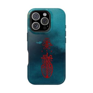 Magnetic iPhone Case Featuring Taoist Travel Protection Tailiman