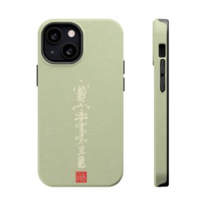 Magnetic iPhone Case Featuring Taoist Misfortune-Dispelling & Destiny-Transforming Talisman