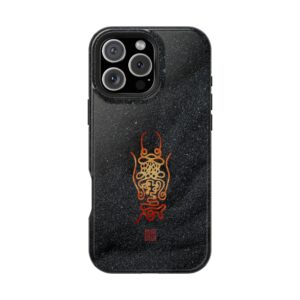 Magnetic iPhone Case Featuring Taoist Demon-Subduing Treasure Talisman