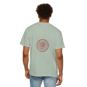 Unisex Garment-Dyed T-shirt Featuring Taoist Golden Light Mantra