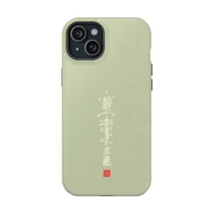 Magnetic iPhone Case Featuring Taoist Misfortune-Dispelling & Destiny-Transforming Talisman
