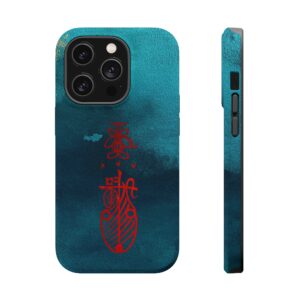 Magnetic iPhone Case Featuring Taoist Travel Protection Tailiman