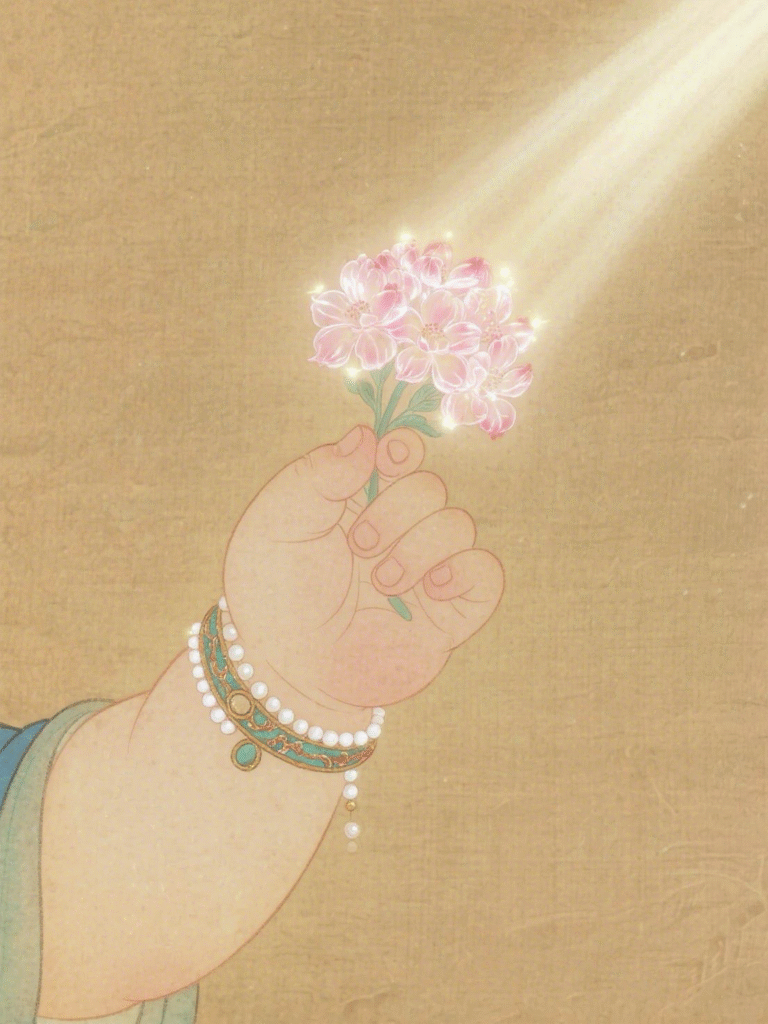 A rose given to another, fragrance remains in your hand.