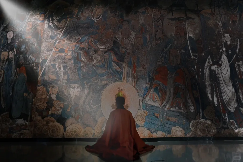 Taoist murals and Taoist priests