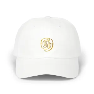 Unisex Dad Cap Inspired by the Taoist Golden Light Mantra - White, One size