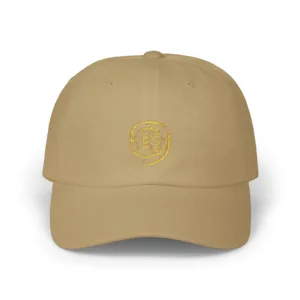 Unisex Dad Cap Inspired by the Taoist Golden Light Mantra - Khaki, One size