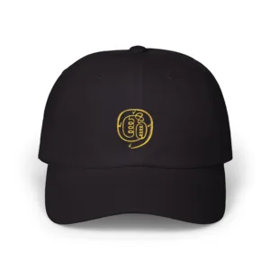 Unisex Dad Cap Inspired by the Taoist Golden Light Mantra - Black, One size