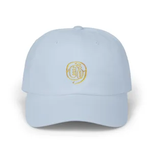 Unisex Dad Cap Inspired by the Taoist Golden Light Mantra - Light Blue, One size